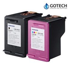 삼성 INK-M185+C185 정품잉크 벌크(번들) 1세트 SL-J1680 J1780W, 1개