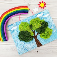 모스액자만들기