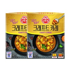 오뚜기크래프트카레180g x 2개입, 단일상품