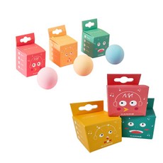 아기 고양이 소리나는 캣닢 공 장난감 3colors, 랜덤발송, 1개