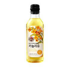 백설 카놀라유 500ml, 50개