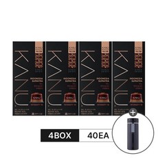 [카누] 바리스타 싱글 오리진 인도네시아 수마트라 95g 캡슐커피 (카누 머신 전용) - 4개 묶음(40캡슐)