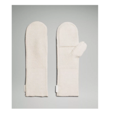 룰루레몬 메리노 울 니트 벙어리 여성 장갑 글러브 반장갑 lululemon Ribbed Merino Wool-Blend Knit Mittens