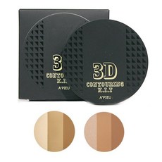 어퓨 쓰리디(3D) 컨투어링 키트 - 하이라이터+쉐이딩, 1호 내추럴웜