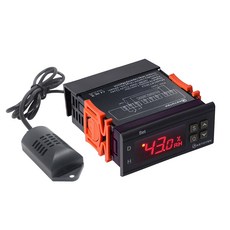 디지털 습도 컨트롤러 10 99RH220V 10A 온도계 인큐베이터 센서 장착 제습기 서모스탯 가습기 컨트롤러습도 제어기디지털 조절기, 없음