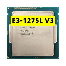 Xeon E3-1275LV3 CPU 2.70GHz 8M LGA1150 쿼드 코어 데스크탑 E3-1275L V3 프로세서 E3 1275LV3, 한개옵션0