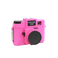카메라 악세사리 보조 용품 클래식 Holga 120 필름 카메라 다채로운 중형 Lomography Kodak Fujifilm Pink, 04 D, D