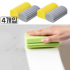 딜러버 먼지제거 물기제거 먼지먹는 스펀지, 4개