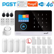 PGST-103 4G 홈 와이파이 지능형 경보 시스템 홈 무선 보안 장치 스마트 라이프 애플리케이션 제어 재치, 11 PG103-4G-L_01 EU 플러그