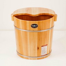 족욕기 족탕기 족욕통 습식 가정용 편백나무 히노끼, A. 35 배럴 + 뚜껑, 1개