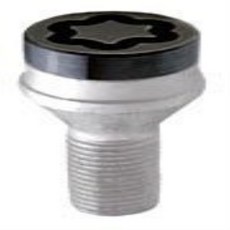 McGard 27178 크롬/블랙 볼트 스타일 콘 휠 잠금 M12 x 1.5 4 개, 4개