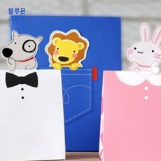 블루몬 디자인문구 Gift box 애니팩 세트 선물포장 선물상자