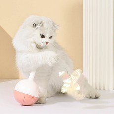 알리깔리 상점 고양이 꿀렁 자동 장난감, 핑크