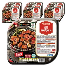 야식만참 숯불돼지껍데기 250g, 10개