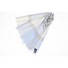 LANVIN [LANVIN] Muffler 20-u0771 Light Blue x Ivory Grey