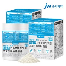 JW중외제약 산양유 초유 유청 저분자 가수분해 단백질 프로틴 분말 2통, 280g, 2개