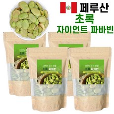 초록 파바빈 페루 자이언트 콩, 420g, 4팩