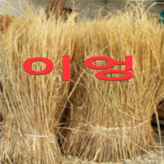 (성실농원P) 볏집이엉(80mmX10m) 볏짚이엉 섬피 잠복소