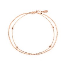 14k납짝볼두줄발찌