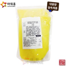 [먹깨비네] 아워홈 파인애플 드레싱 2kg 대용량드레싱, 1팩
