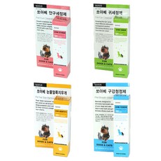강아지 고양이 쏘아베 눈 귀 눈물자국 구강 세정 청정제, 안구세정제