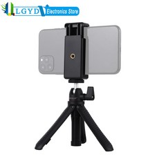 PULUZ 전화 삼각대 홀더 Selfie 스틱 삼각대 마운트 전화 클램프 삼각대 어댑터 & 긴 나사 아이폰/Smasung/Xiaomi|라이브 삼각대|, 1개, Tripod n Clamp, 단일