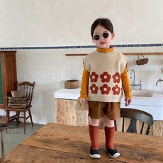 초등학생여름니트조끼