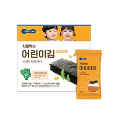 베베쿡 처음먹는 어린이김 황금참깨 1.7g 40봉, 40개 - 베베쿡