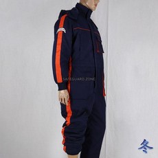 ATT313304[우수상품]겨울방한복 일체형방한복 ITR-334 T/C자동차정비복 겨울단체복 점프슈트작업복 스즈끼복