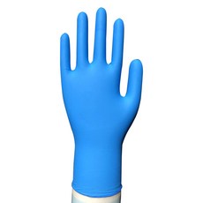 비닐장갑 일회용 장갑 고무 작업보호 기름방지 문신 베이크 플라스틱, T01-XL, C01-하늘색-100개 개포장 가벼운 아동형