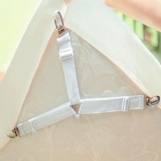 침대시트커버 홀더 고정버클 집게 4개1세트 밀림방지, 화이트