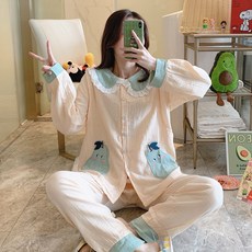 준수컴퍼니 산욕기룩 순면 코튼 땀 흡수 6달7 가제 봄가을 산후 임신기간 산모 수유복