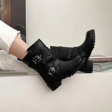 [셀러허브잡화] [HYIJS7YE_4B]발목부츠 가을 부츠힐 첼시부츠 봄신발 봄