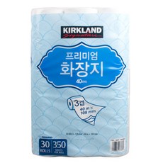 커클랜드 프리미엄 화장지 3겹 롤화장지 30롤