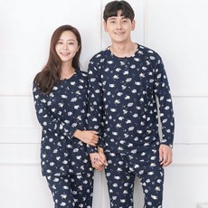 핑크워너비 구름달양 피치기모 커플용 남성+여성 잠옷세트