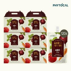 [hmall]파이토컬 12시간 유산균 발효 ABC주스 120포, 2L, 6개