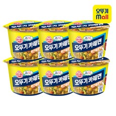 오뚜기 카레면 용기 110gx6개입, 6개