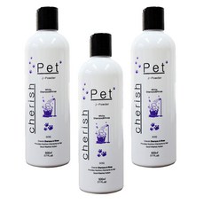 체리쉬 화이트 흰개용 샴푸 린스 겸용, 3개, 500ml