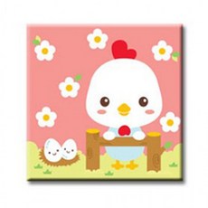 DIY 쉬운 그림그리기 아이러브페인팅 12간지 아기 닭 20X20 명화 유화 그리기 색칠하기