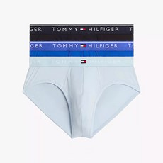 타미힐피거 남성 TH Micro 브리프 팬티 3팩 Blue Wave