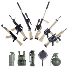 미니 총 프라모델 ak46 에땁 모신나강 미니어처총 퀄리티좋은프라모델, 02. M16