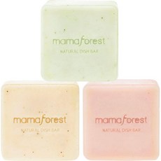 mamaforest제로 웨이스트 천연 식기 비누 바3pcs 15.9oz 무독성 유기 고체 세척 블록 친환경 플라스틱 프리 지속 가능 주방 및 캠핑용 생분해성 포뮬러