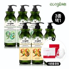 [에코글램] 스칼프 클렌징 샴푸 3병 (민트3/시트러스3 택 1), 색상:시트러스 1000ml x3병_S33833