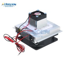 반도체 에어컨 냉각 시스템 DC 12V 60W 열전 펠티에 선풍기 DIY, 단일옵션, 1개