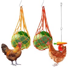닭 병아리 야채 급여 망태 야채그물망 닭머이통 닭 병아리 모이, 닭 야체급여망, 1개
