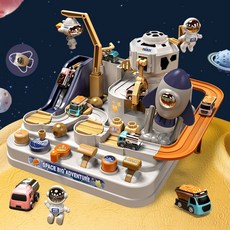 와이알 우주대탐험 조작트랙 코딩로드 트랙놀이 자동차 조작장난감 어린이 선물세트, 혼합색상