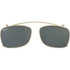 Ray Ban 사각 처방 안경테용 레이밴 Rx5228c 클립온 선글라스, 55 Millimeters, Arista/Dark Green - rbke963(화이트)