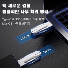 휴대폰 Usb Usb 360도 회전 가정용 고속 듀얼 인터페이스, 64GB