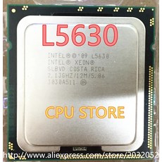 인텔 제온 프로세서 L5630 CPU 12M 캐시/2.13GHz/5.86/GT/s/QPI LGA1366 데스크탑 100% 작동