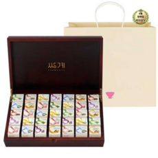 쌍계명차 큐브 우드 35p, 7종, 1세트